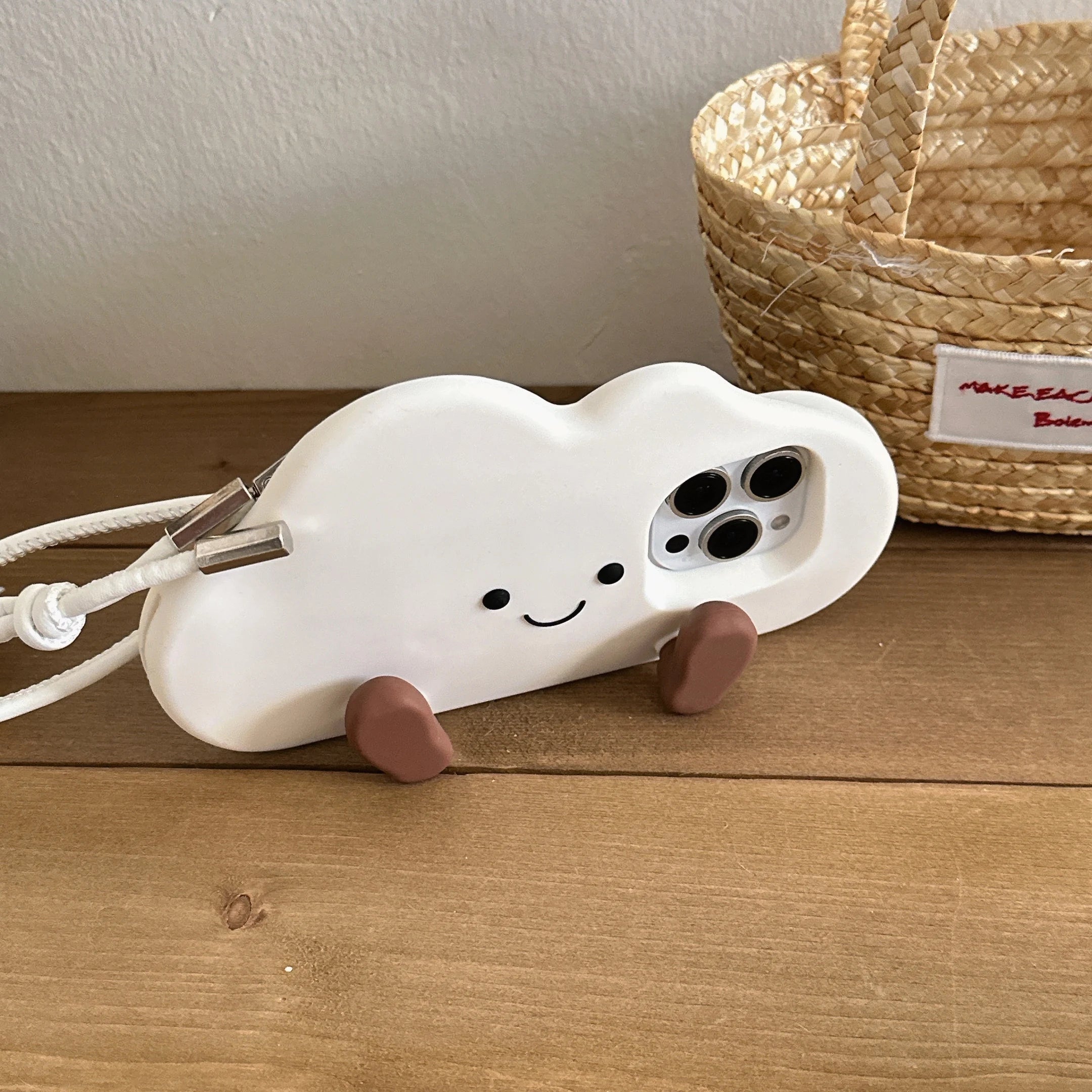 3D Cute Cloud Cartoon Phone Case for iPhone 16/15/14/13/12 Pro Max - AKM CASE|iPhone Case & Accesories Worldwide