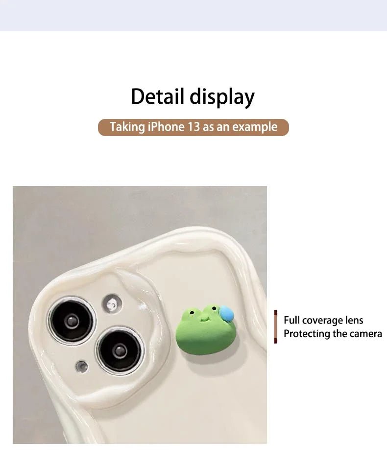 3D Rabbit Frog Bear Wave Case for iPhone 16/15/14/13/12/11/X/8/7 - AKM CASE|iPhone Case & Accesories Worldwide