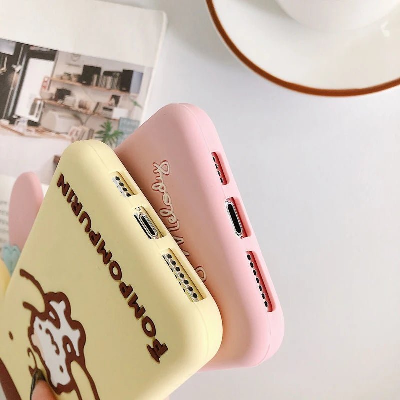Big Ear Melody & Cinnamoroll 3D Cartoon Silicone Phone Case - AKM CASE|iPhone Case & Accesories Worldwide