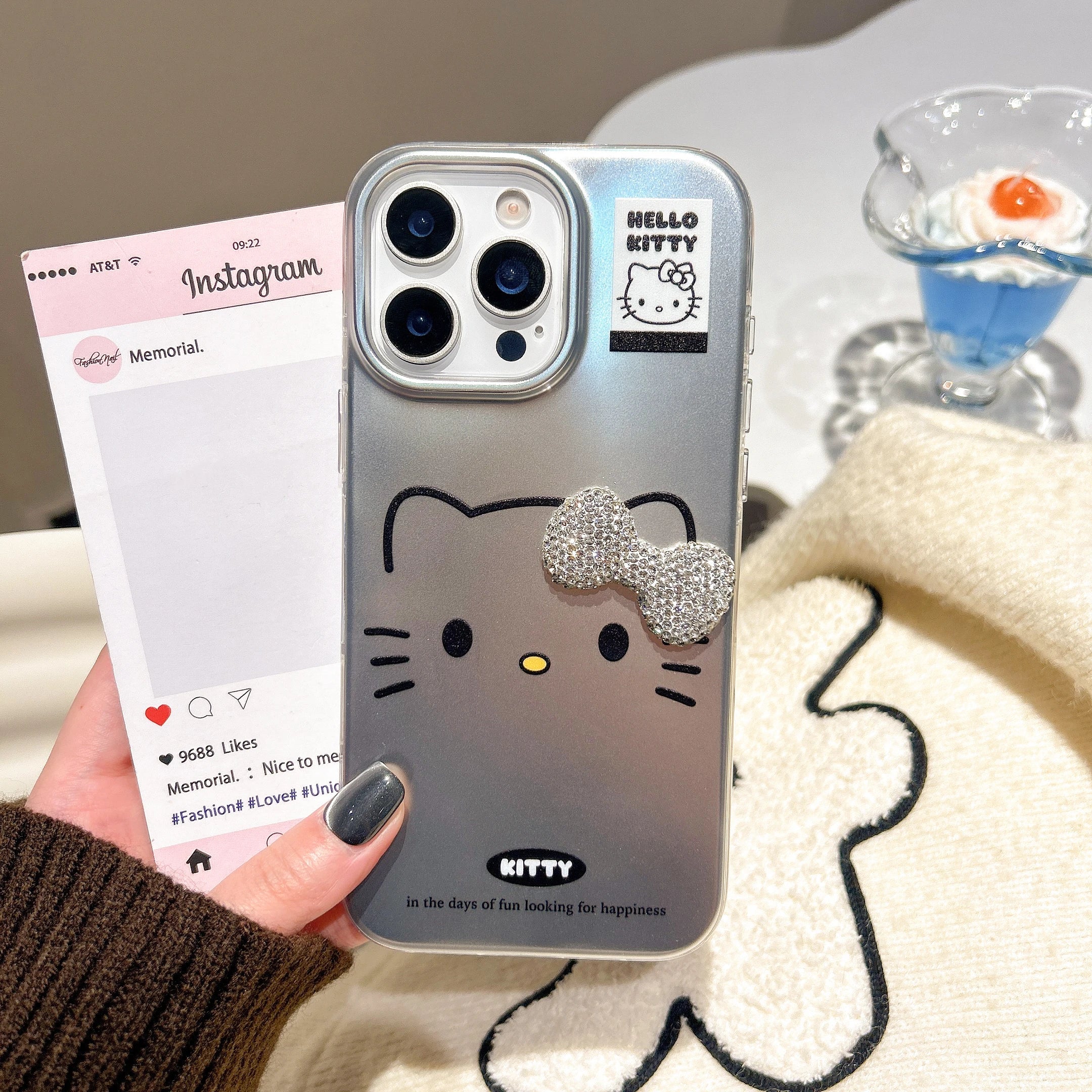 Cute Sanrio Hello Kitty Anime Phone Case for iPhone 14/15/16 Pro Max - AKM CASE|iPhone Case & Accesories Worldwide