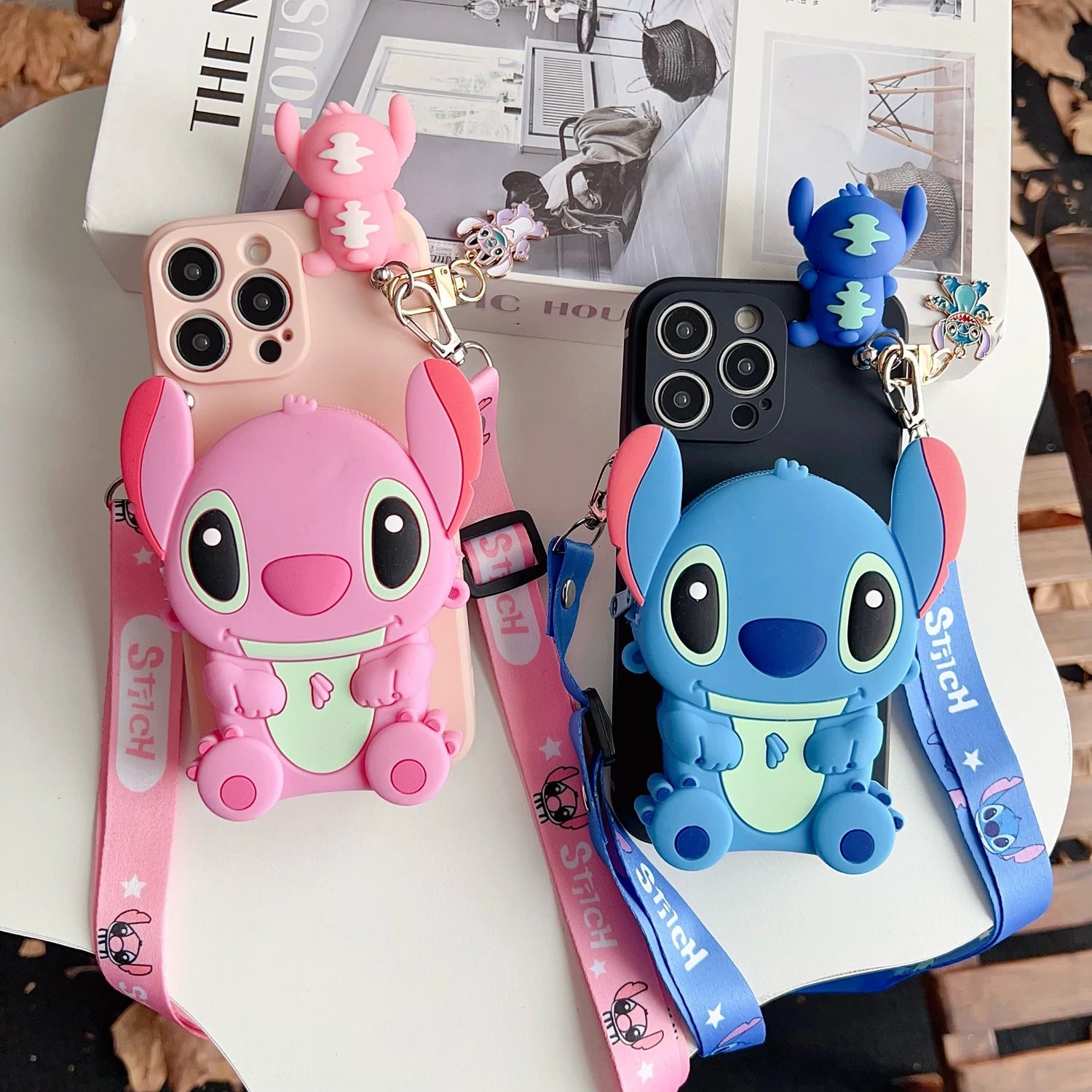 E - Stitch Wallet Case for iPhone 16/15/14/13/12/11/X/8/7/6 – AKM Case - AKM CASE|iPhone Case & Accesories Worldwide