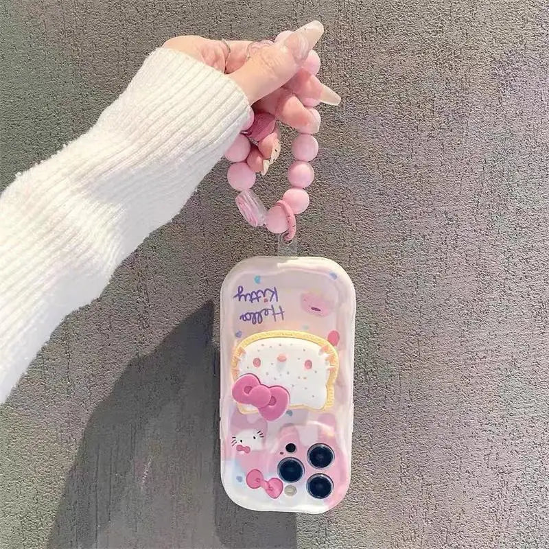 Kuromi Hello Kitty Bracelet Phone Case for iPhone 16/15/14/13 - AKM CASE|iPhone Case & Accesories Worldwide