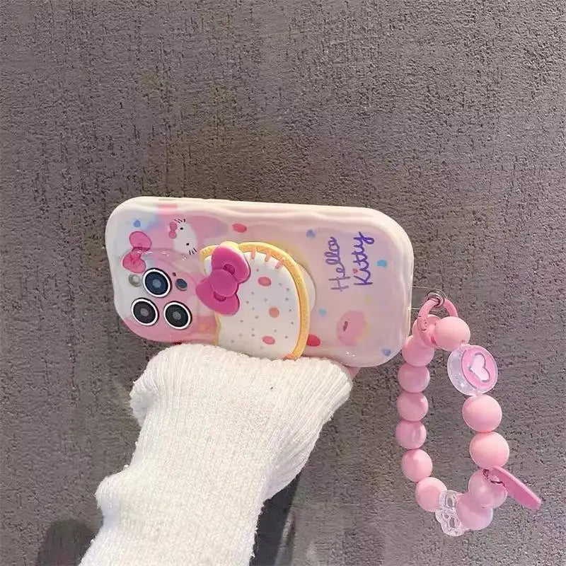 Kuromi Hello Kitty Bracelet Phone Case for iPhone 16/15/14/13 - AKM CASE|iPhone Case & Accesories Worldwide