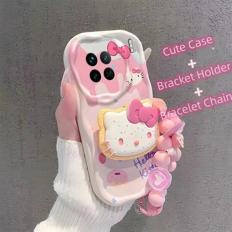 Kuromi Hello Kitty Bracelet Phone Case for iPhone 16/15/14/13 - AKM CASE|iPhone Case & Accesories Worldwide