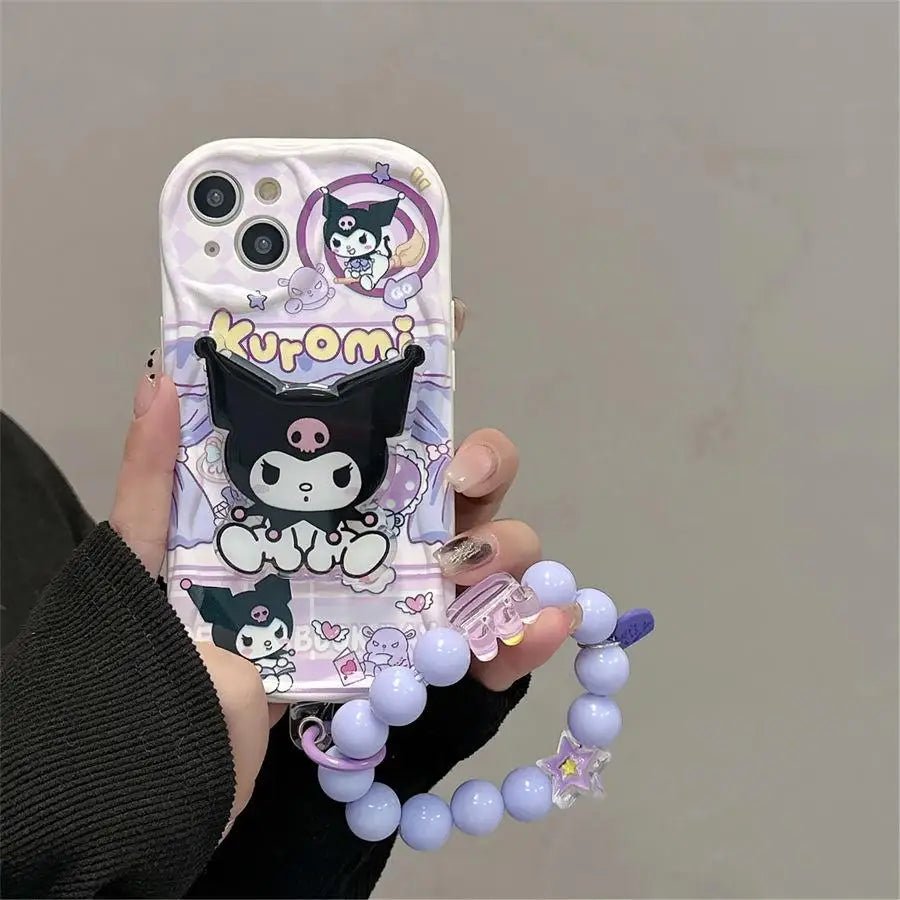 Kuromi Hello Kitty Bracelet Phone Case for iPhone 16/15/14/13 - AKM CASE|iPhone Case & Accesories Worldwide