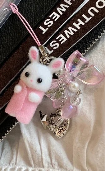 Luxury Laser Rainbow Cute Cat Cartoon Phone Case for iPhone 12 - 16 Pro Max with Lanyard - MINISO - AKM CASE|iPhone Case & Accesories Worldwide
