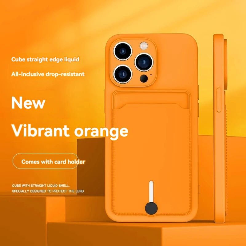 Mobile Phone Case with Card Slot for iPhone 11–16 Series - AKM CASE|iPhone Case & Accesories Worldwide