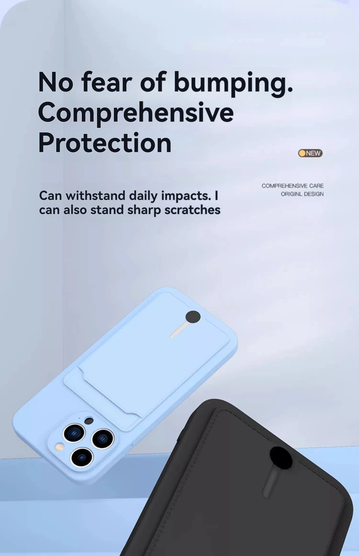 Mobile Phone Case with Card Slot for iPhone 11–16 Series - AKM CASE|iPhone Case & Accesories Worldwide