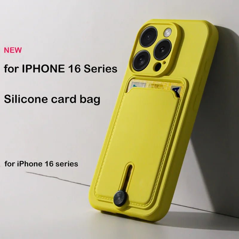 Mobile Phone Case with Card Slot for iPhone 11–16 Series - AKM CASE|iPhone Case & Accesories Worldwide
