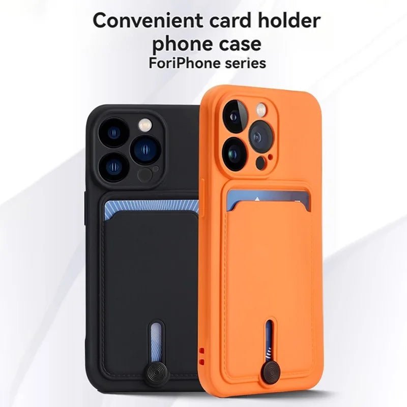 Mobile Phone Case with Card Slot for iPhone 11–16 Series - AKM CASE|iPhone Case & Accesories Worldwide