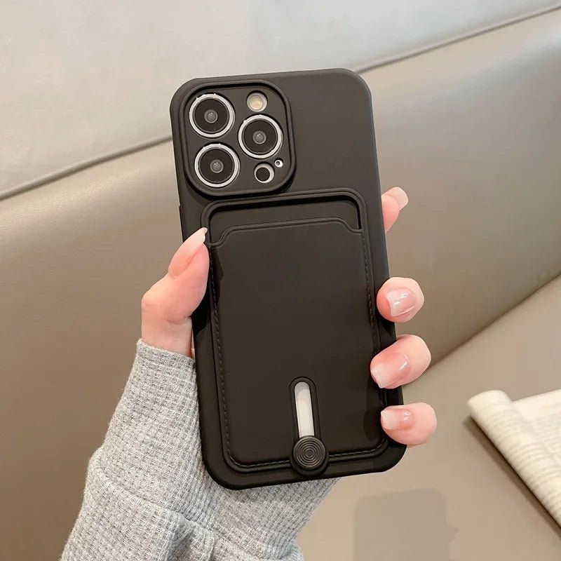 Mobile Phone Case with Card Slot for iPhone 11–16 Series - AKM CASE|iPhone Case & Accesories Worldwide