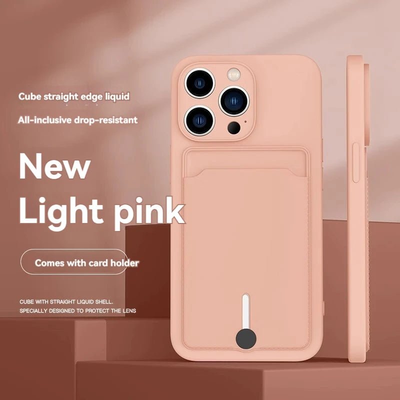 Mobile Phone Case with Card Slot for iPhone 11–16 Series - AKM CASE|iPhone Case & Accesories Worldwide
