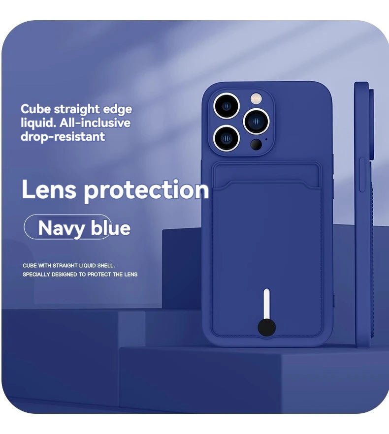 Mobile Phone Case with Card Slot for iPhone 11–16 Series - AKM CASE|iPhone Case & Accesories Worldwide