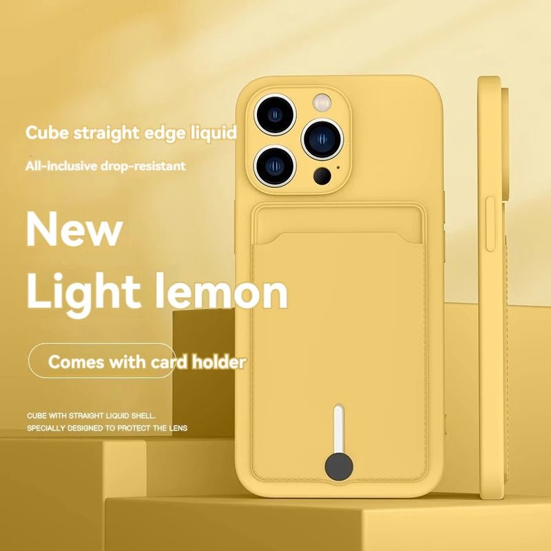 Mobile Phone Case with Card Slot for iPhone 11–16 Series - AKM CASE|iPhone Case & Accesories Worldwide