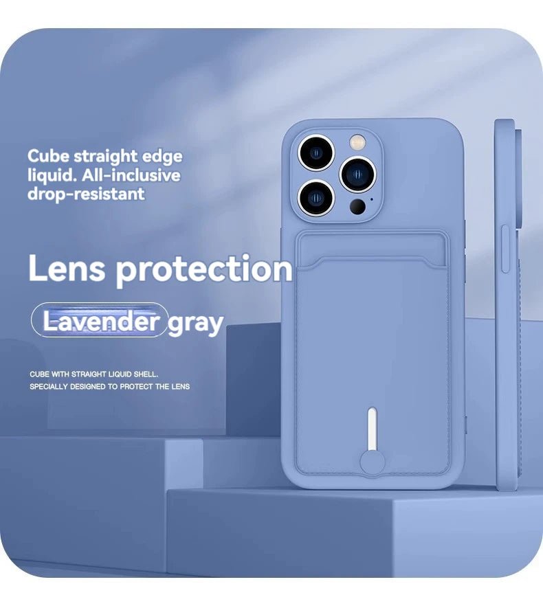 Mobile Phone Case with Card Slot for iPhone 11–16 Series - AKM CASE|iPhone Case & Accesories Worldwide