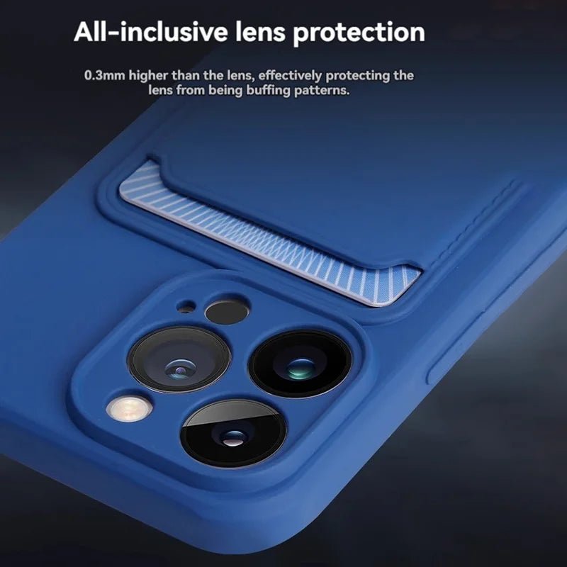 Mobile Phone Case with Card Slot for iPhone 11–16 Series - AKM CASE|iPhone Case & Accesories Worldwide