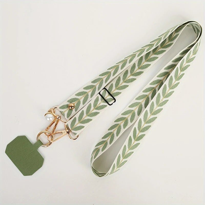 Universal Adjustable Mobile Phone Lanyard Crossbody Single Shoulder Neck Strap Pearl Pendant Hanging Anti Loss Rope - AKM CASE|iPhone Case & Accesories Worldwide