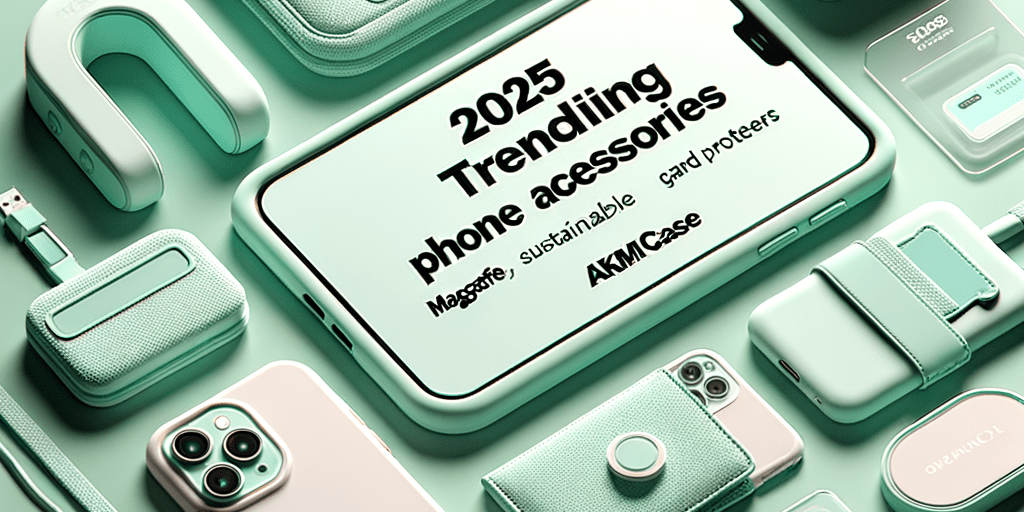 Top Phone Accessories Trends for 2025 - AKM CASE｜iPhone Case & Accesories Worldwide