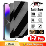 1 - 2Pcs Anti - Spy Glass For iPhone Privacy Screen Protector - AKM CASE｜iPhone Case & Accesories Worldwide