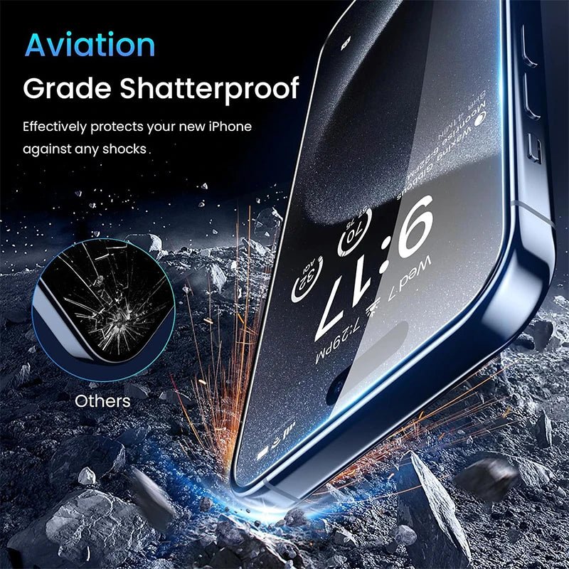1 - 4Pcs Anti - spy Tempered Glass For IPhone Full Cover Privacy Screen Protector - AKM CASE｜iPhone Case & Accesories Worldwide