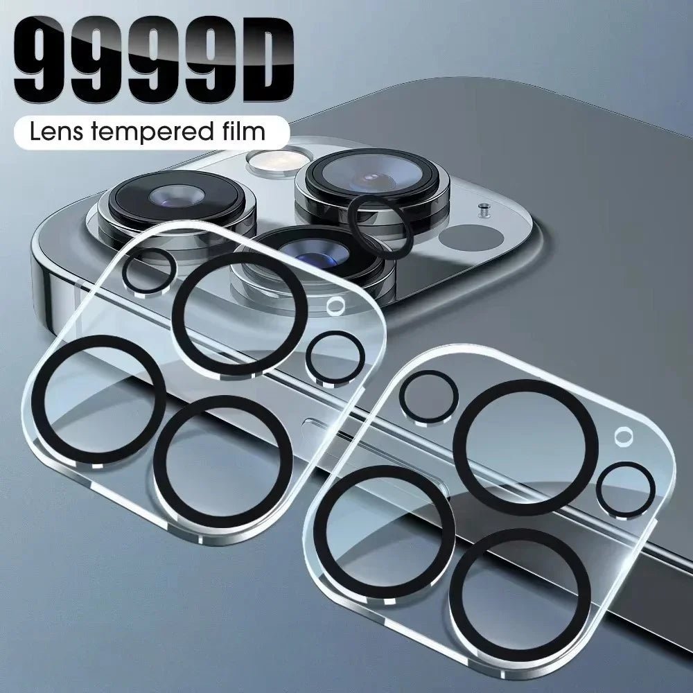 1 - 5Pcs Tempered Glass for iPhone Camera Lens Protector Black Circle Protective Lens Film Cover - AKM CASE｜iPhone Case & Accesories Worldwide