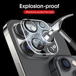 1 - 5Pcs Tempered Glass for iPhone Camera Lens Protector Black Circle Protective Lens Film Cover - AKM CASE｜iPhone Case & Accesories Worldwide