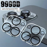 1 - 5Pcs Tempered Glass for iPhone Camera Lens Protector Black Circle Protective Lens Film Cover - AKM CASE｜iPhone Case & Accesories Worldwide