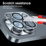1 - 5Pcs Tempered Glass for iPhone Camera Lens Protector Black Circle Protective Lens Film Cover - AKM CASE｜iPhone Case & Accesories Worldwide