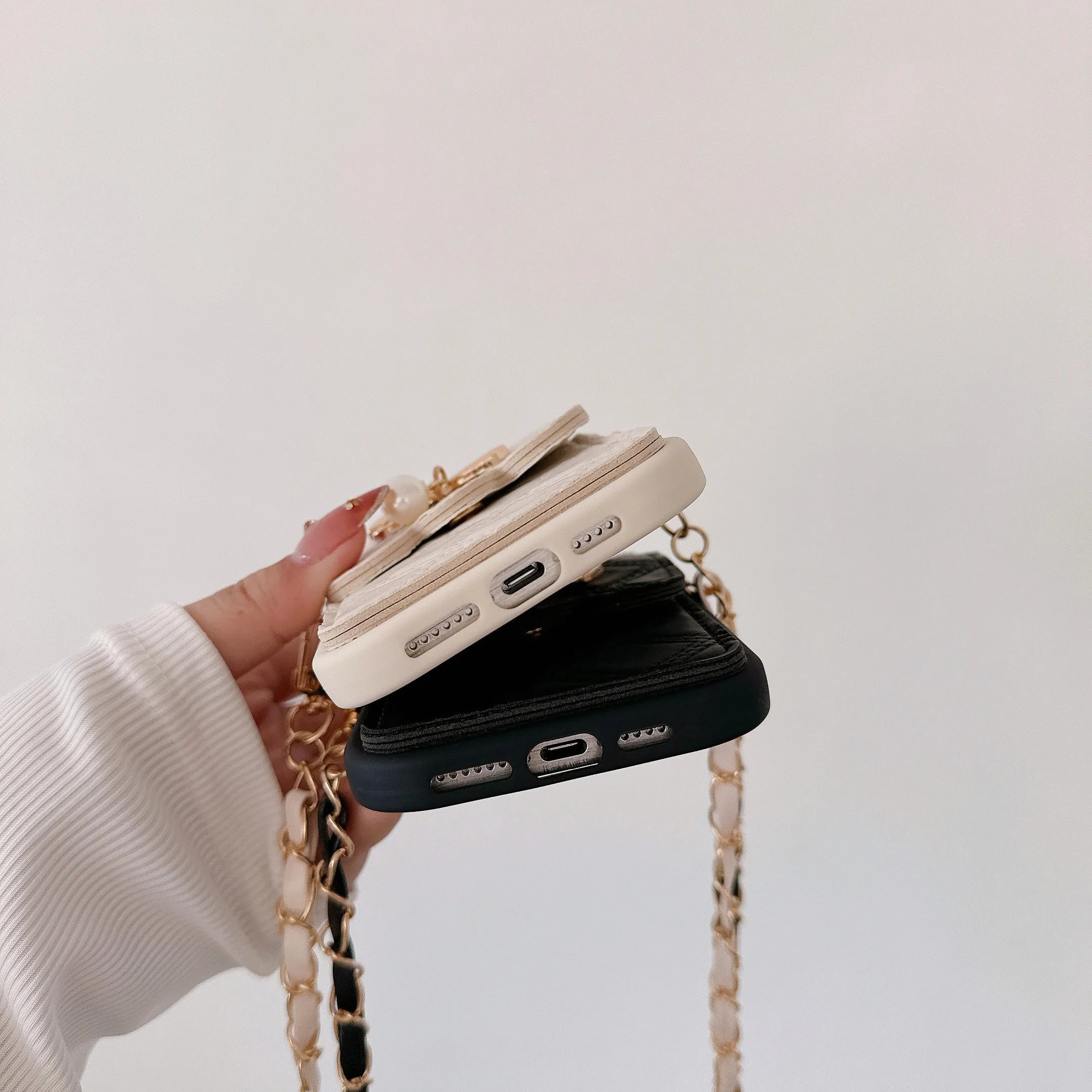 3D Bowknot Crossbody Card Holder Wallet Phone Case For iPhone 16 Pro Max 15 14 Plus 13 12 11 XS XR X 7 8 6 6S Plus SE 2020 2022 - AKM CASE｜iPhone Case & Accesories Worldwide