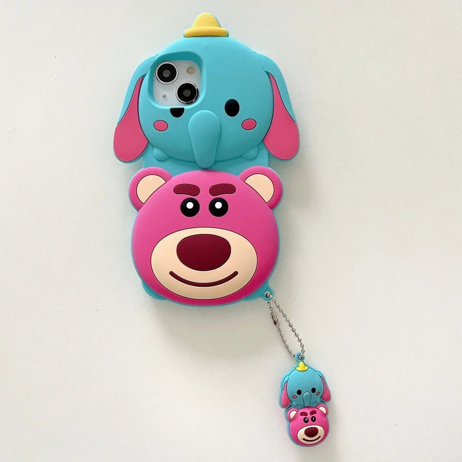 3D Cartoon Disney Patterned Soft Silicone Phone Case - AKM CASE｜iPhone Case & Accesories Worldwide