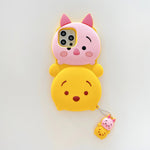 3D Cartoon Disney Patterned Soft Silicone Phone Case - AKM CASE｜iPhone Case & Accesories Worldwide