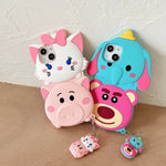 3D Cartoon Disney Patterned Soft Silicone Phone Case - AKM CASE｜iPhone Case & Accesories Worldwide