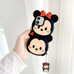 3D Cartoon Disney Patterned Soft Silicone Phone Case - AKM CASE｜iPhone Case & Accesories Worldwide