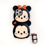 3D Cartoon Disney Patterned Soft Silicone Phone Case - AKM CASE｜iPhone Case & Accesories Worldwide