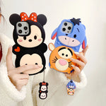 3D Cartoon Disney Patterned Soft Silicone Phone Case - AKM CASE｜iPhone Case & Accesories Worldwide