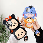 3D Cartoon Disney Patterned Soft Silicone Phone Case - AKM CASE｜iPhone Case & Accesories Worldwide