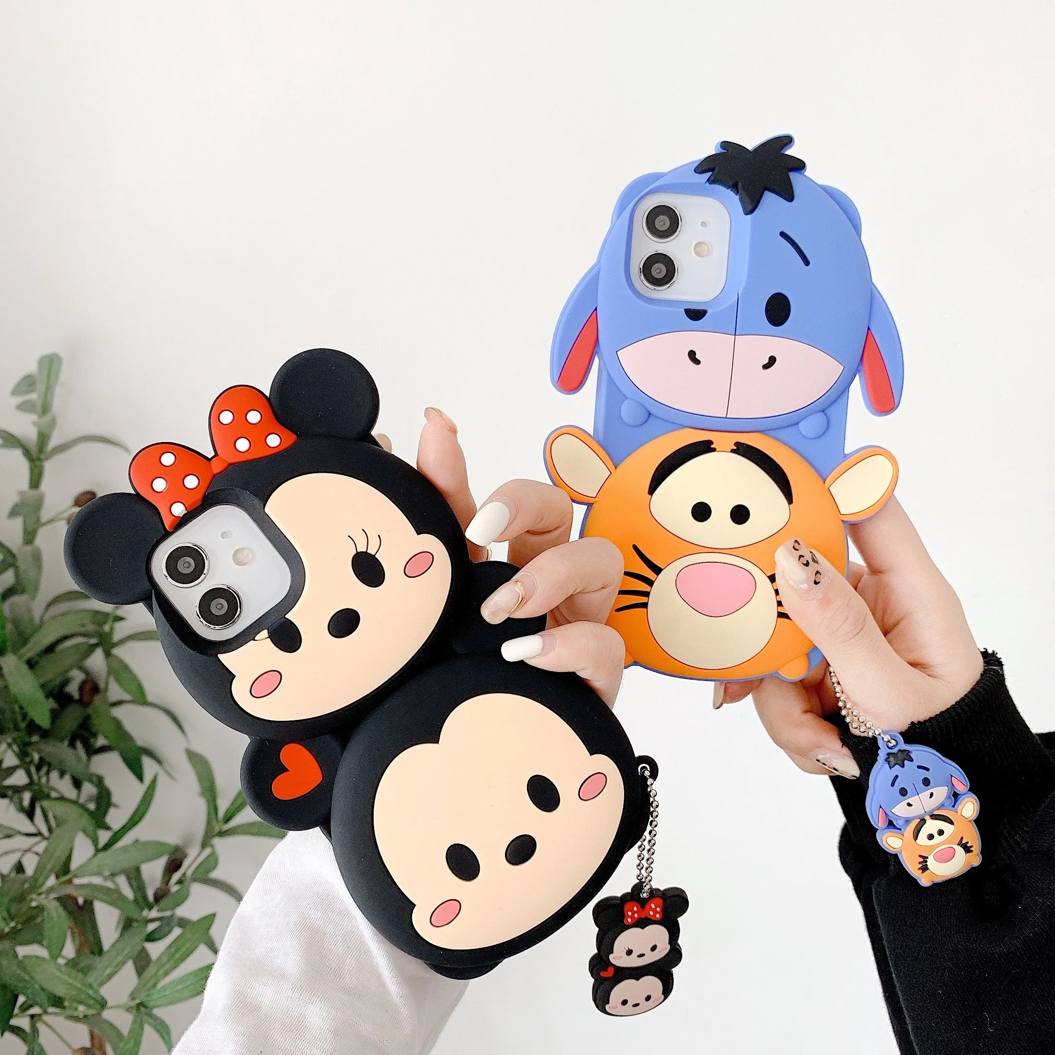 3D Cartoon Disney Patterned Soft Silicone Phone Case - AKM CASE｜iPhone Case & Accesories Worldwide
