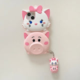 3D Cartoon Disney Patterned Soft Silicone Phone Case - AKM CASE｜iPhone Case & Accesories Worldwide