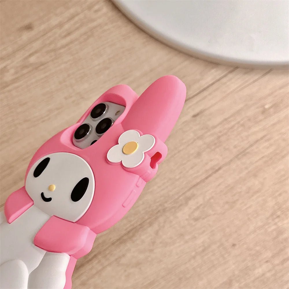 3D Cartoon My Melody Soft Silicone Phone Case - AKM CASE｜iPhone Case & Accesories Worldwide