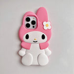 3D Cartoon My Melody Soft Silicone Phone Case - AKM CASE｜iPhone Case & Accesories Worldwide