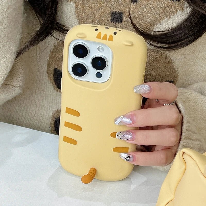 3D Cat Tail Silicone Phone Case for iPhone 16 Pro Max, 13 - 15 - AKM CASE｜iPhone Case & Accesories Worldwide