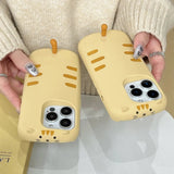 3D Cat Tail Silicone Phone Case for iPhone 16 Pro Max, 13 - 15 - AKM CASE｜iPhone Case & Accesories Worldwide
