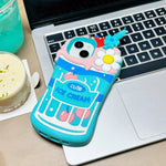 3D Cute Cherry Ice Cream Silicone Case for iPhone 11 - 15 Pro Max - AKM CASE｜iPhone Case & Accesories Worldwide