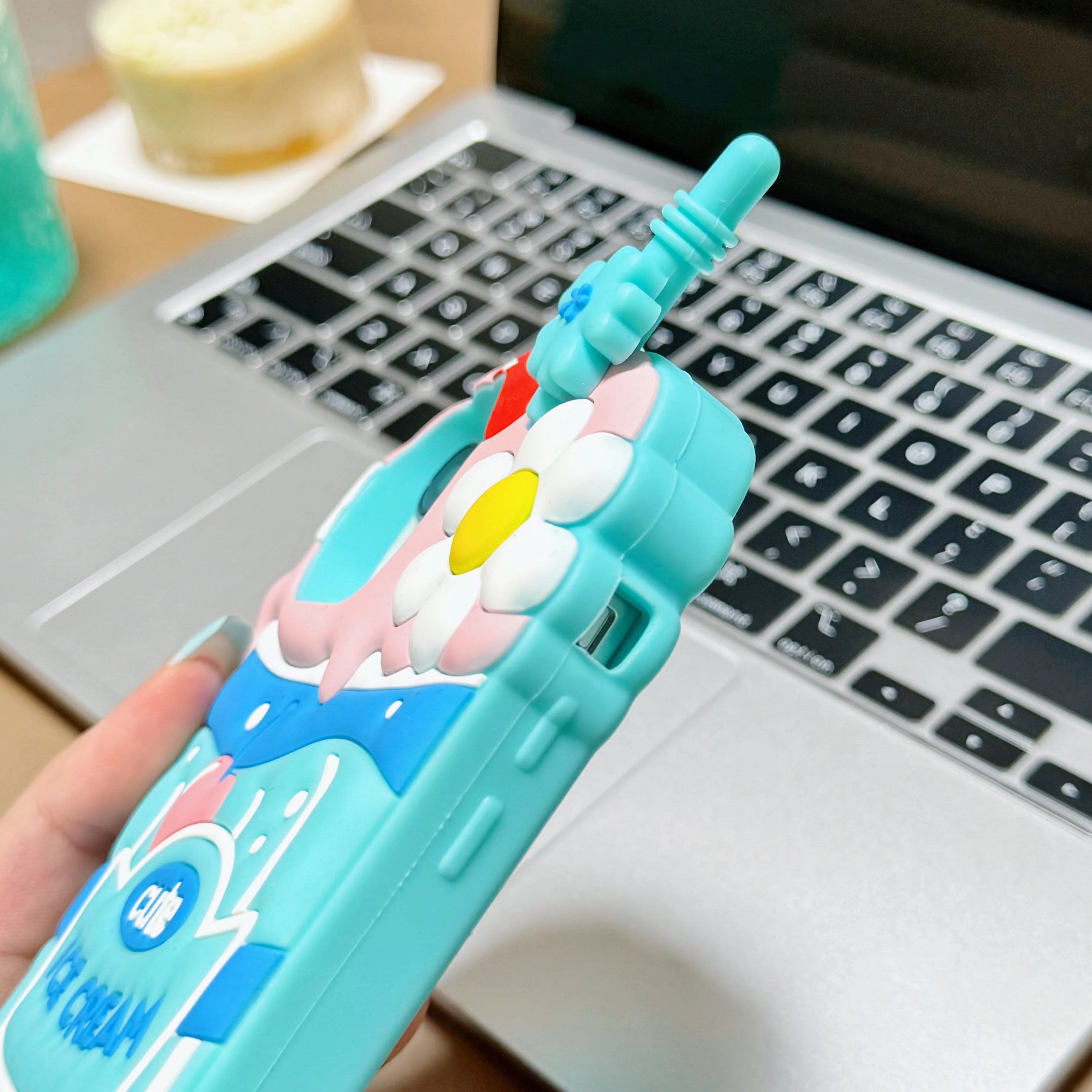 3D Cute Cherry Ice Cream Silicone Case for iPhone 11 - 15 Pro Max - AKM CASE｜iPhone Case & Accesories Worldwide