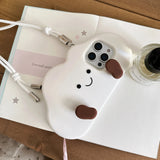 3D Cute Cloud Cartoon Phone Case for iPhone 16/15/14/13/12 Pro Max - AKM CASE｜iPhone Case & Accesories Worldwide