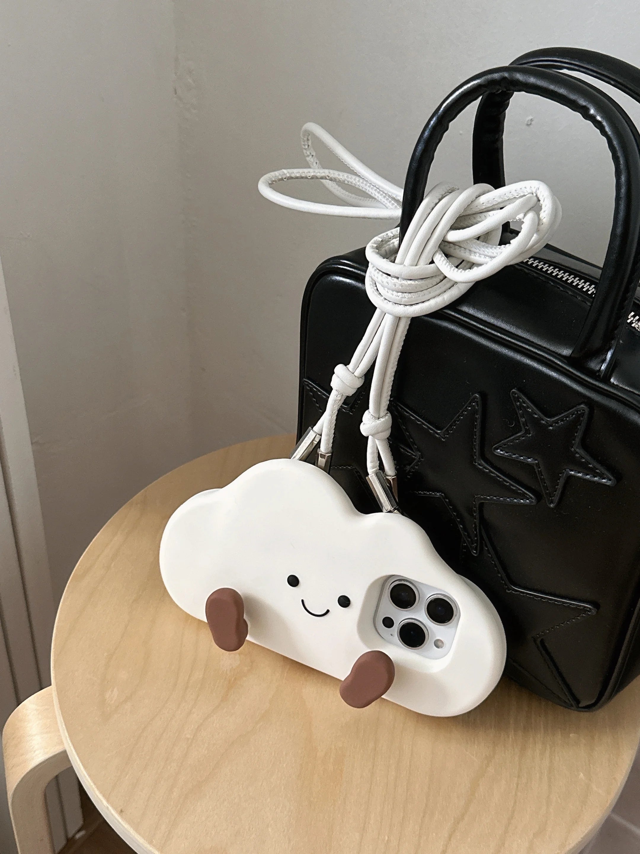 3D Cute Cloud Cartoon Phone Case for iPhone 16/15/14/13/12 Pro Max - AKM CASE｜iPhone Case & Accesories Worldwide