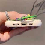 3D Ear Panda Frog Keychains Phone Case For IPhone Soft Silicone - AKM CASE｜iPhone Case & Accesories Worldwide