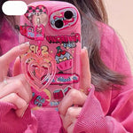 3D Love Heart Kuromi Sanrio Hello Kitty TPU Case for iPhone 6s-15 Models - MINISO - AKM CASE｜iPhone Case & Accesories Worldwide