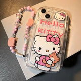 3D Love Heart Kuromi Sanrio Hello Kitty TPU Case for iPhone 6s-15 Models - MINISO - AKM CASE｜iPhone Case & Accesories Worldwide