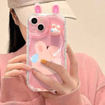 3D Rabbit Frog Bear Wave Case for iPhone 16/15/14/13/12/11/X/8/7 - AKM CASE｜iPhone Case & Accesories Worldwide